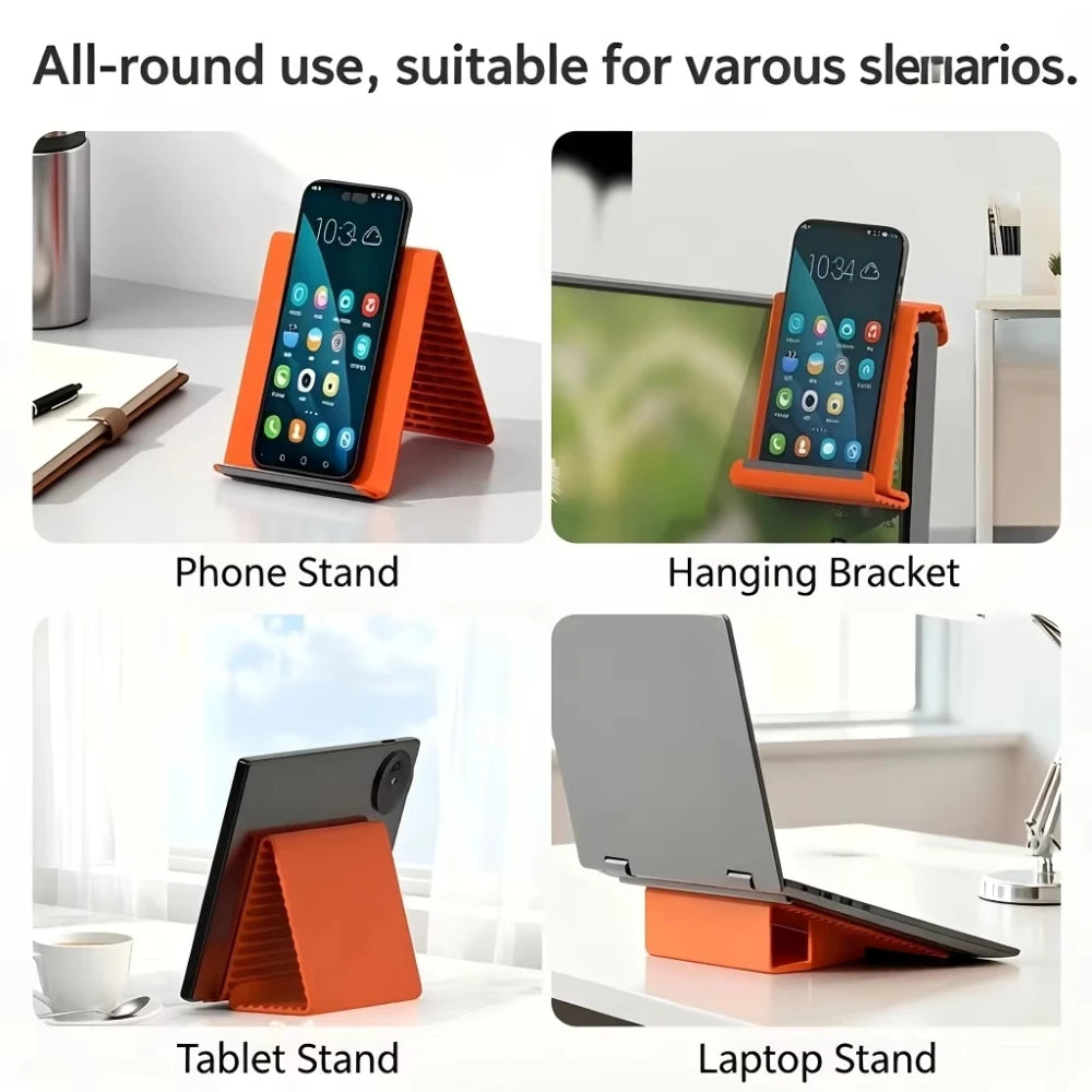 Foldable Silicone Phone Stand | Flexible Multi-Angle Holder