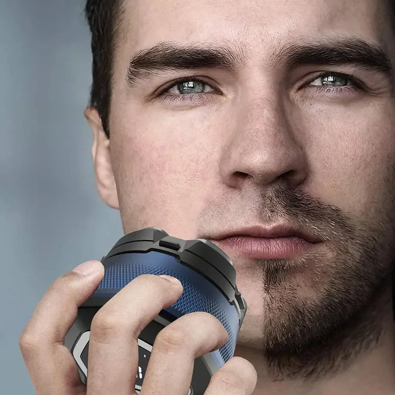 6 Head Portable Waterproof Rechargeable Shaving machine Foil Head Bald Shaver Barber Electric Shavers for Men Peaceful Pleasures Health and Wellness