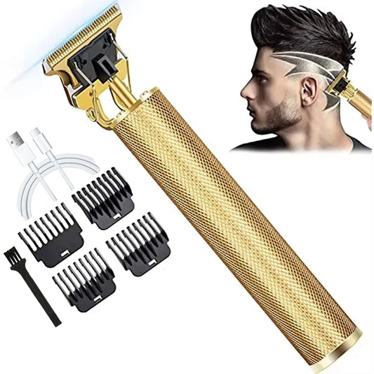 XMSJ T9 Rechargeable Men's Hair Clipper & Trimmer | Vintage Hair Clipper Trimmer Peaceful Pleasures Health and Wellness