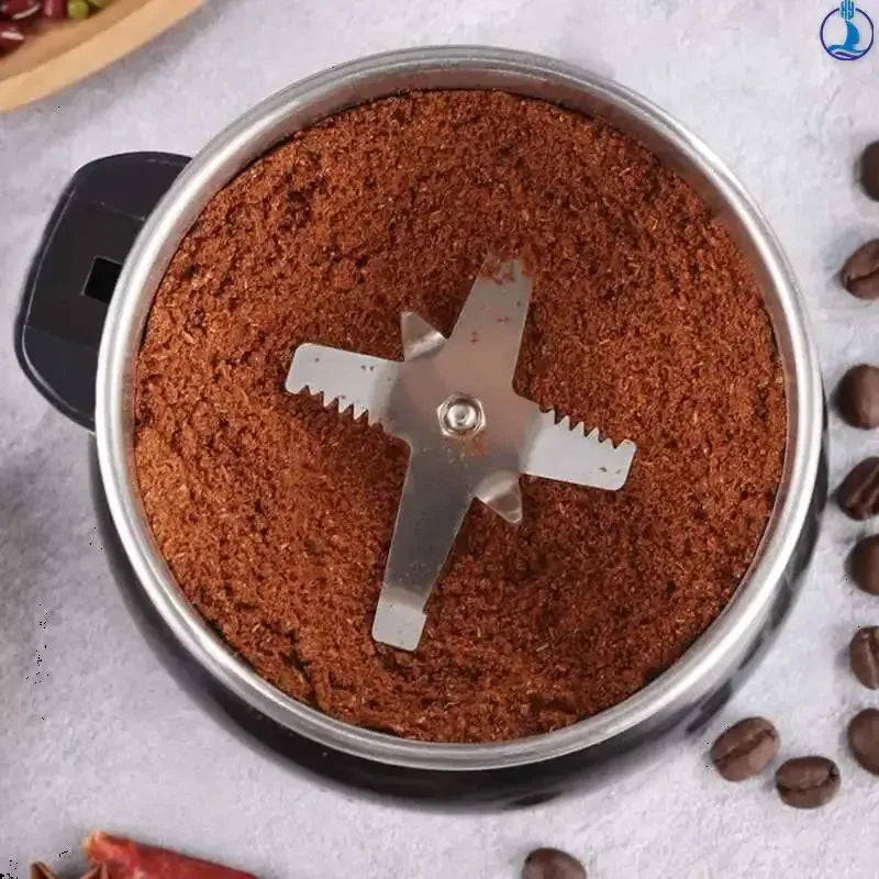 400W Multifunctional Electric Coffee Grinder Machine for Home Grinding Coffee Beans Cereal Nuts Spices Grains Peaceful Pleasures Health and Wellness