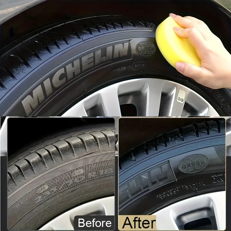 Black Shining Tire Wax – Car, Bike & Motorcycle Tire Shine
