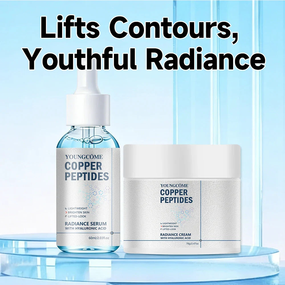 YOUNGCOME Copper Peptides Radiance Cream & Serum Set