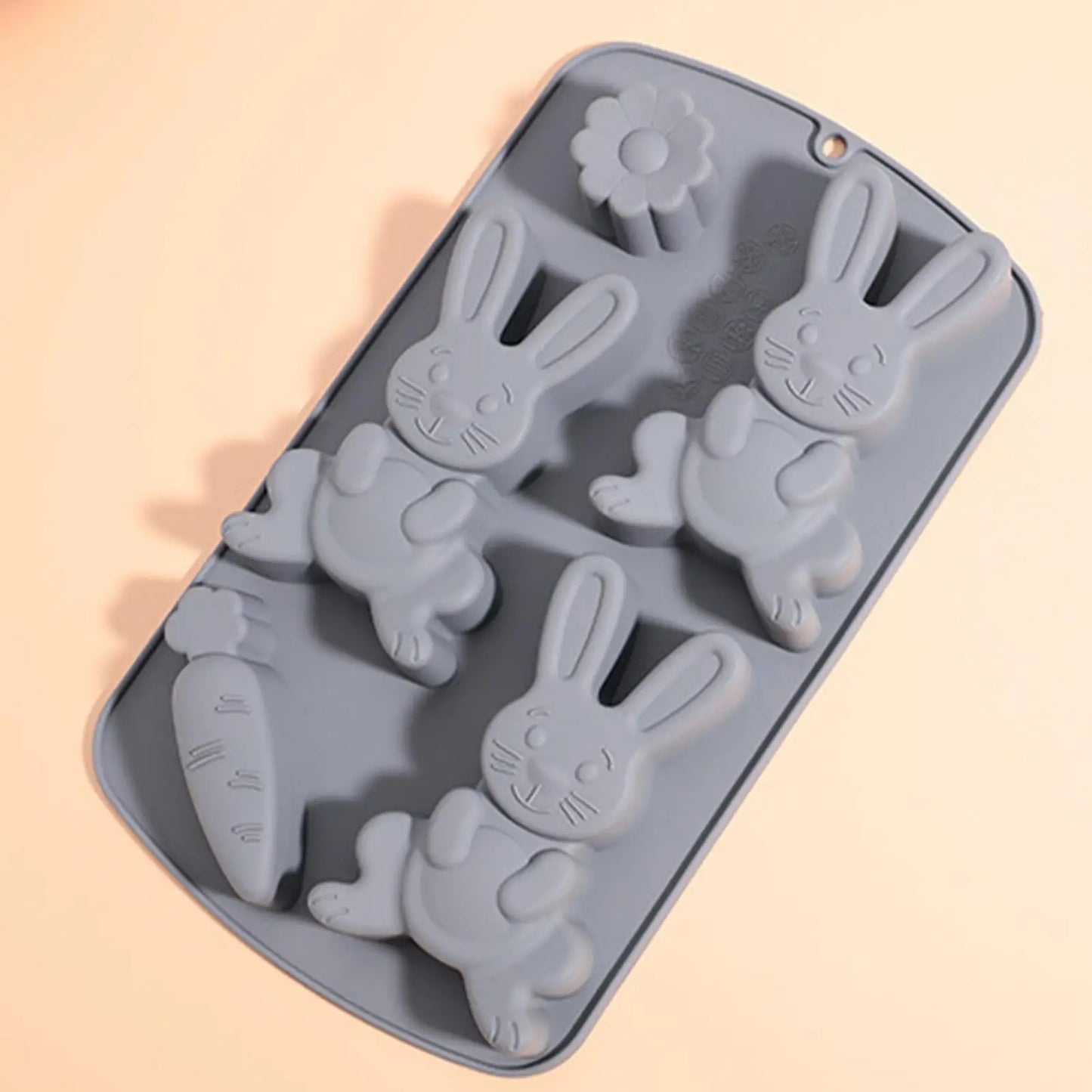 Easter Silicone Mold – Rabbit, Carrot & Flower Baking Mould