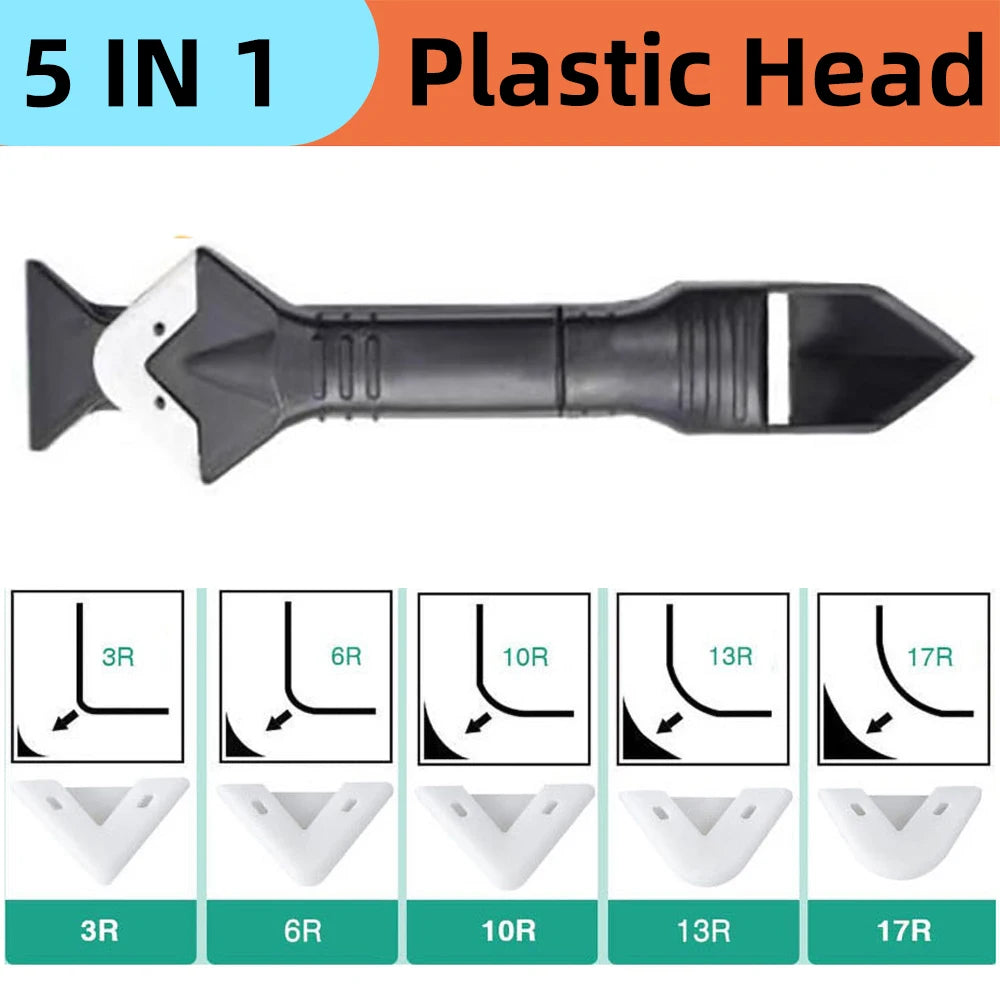 9-in-1 Caulk Finisher & Silicone Sealant Scraper Tool Set