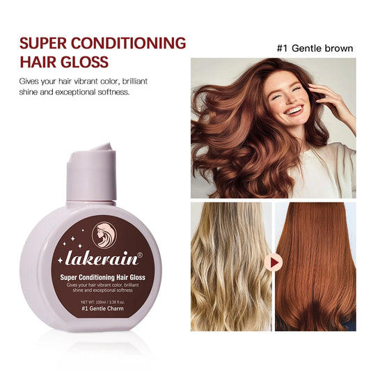 Lakerain Semi-Permanent Hair Gloss | Color, Shine & Hydration Semi-Permanent Hair Gloss Peaceful Pleasures Health and Wellness