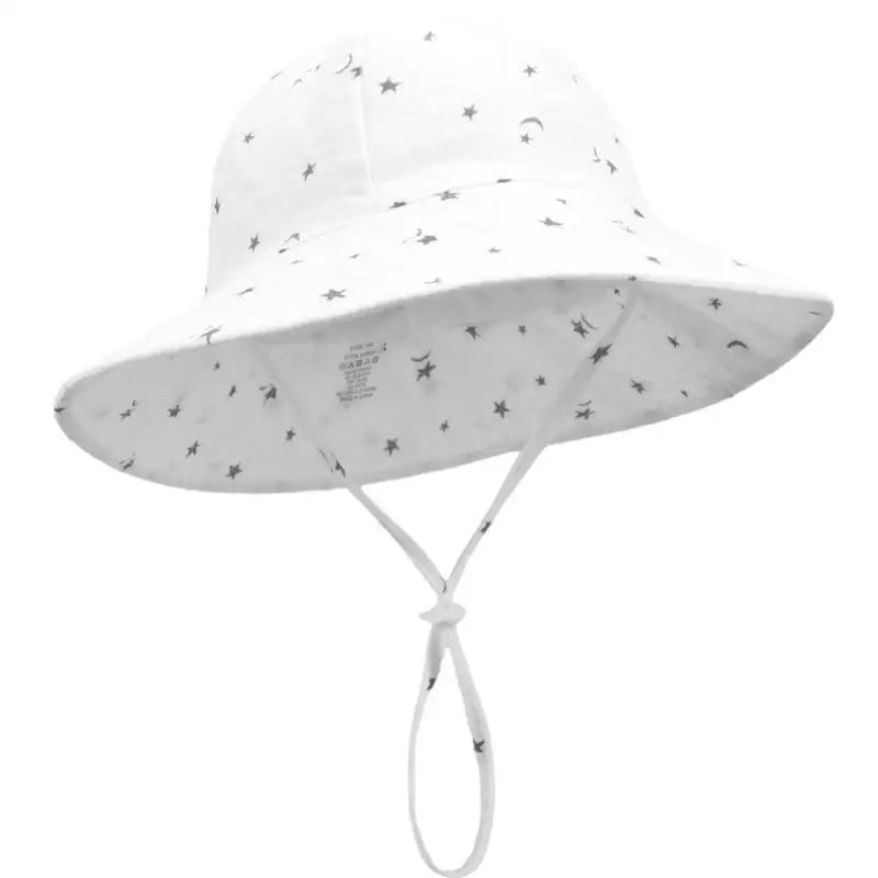 Baby Cotton Bucket Sun Hat UPF50+ | Infant Boys & Girls 6-12M