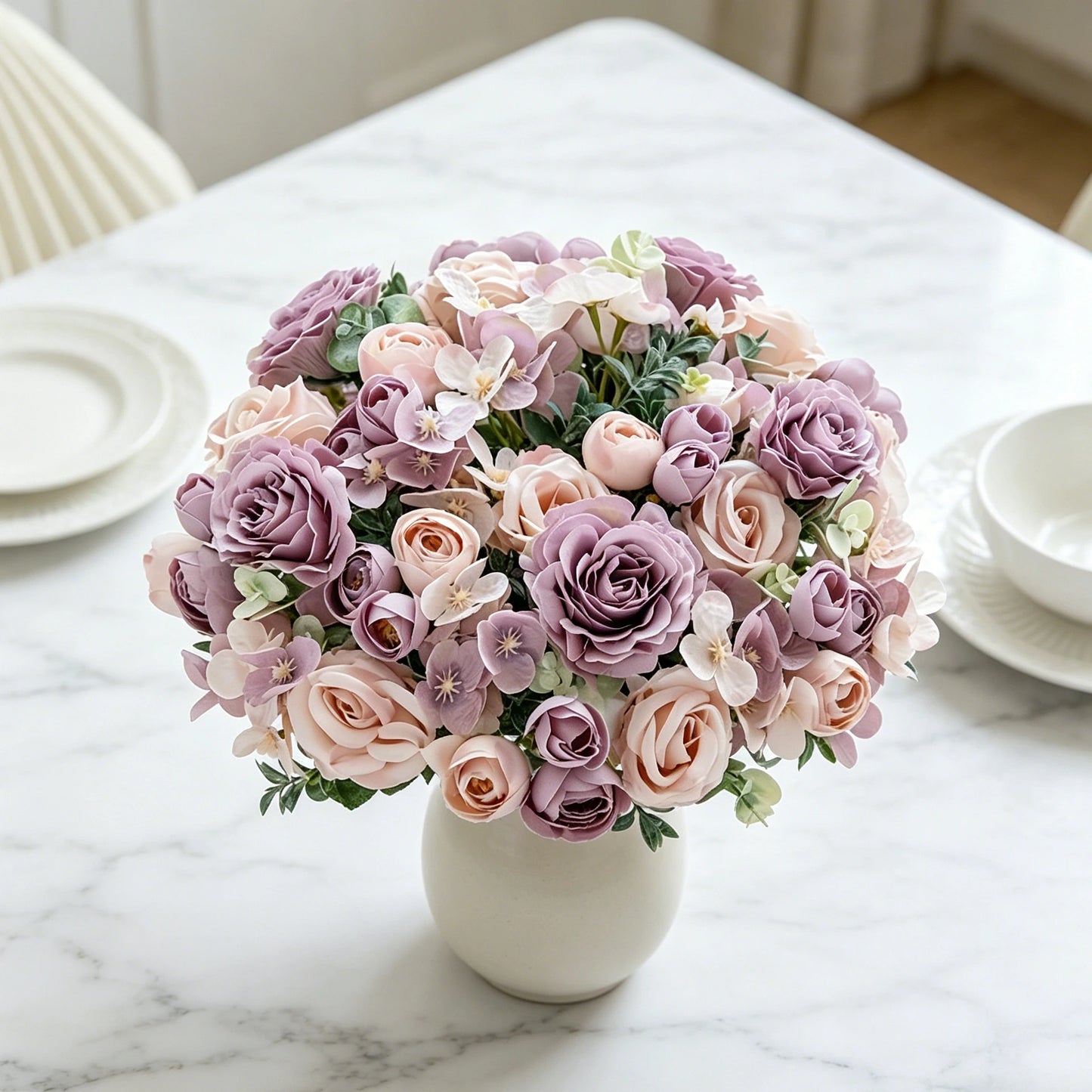 Artificial Silk Rose Bouquet | Wedding & Home Floral Decor