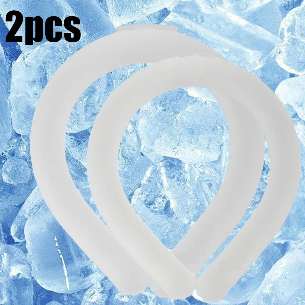 Summer Neck Cooling Ring Portable Reusable Massager Cool Sunstroke