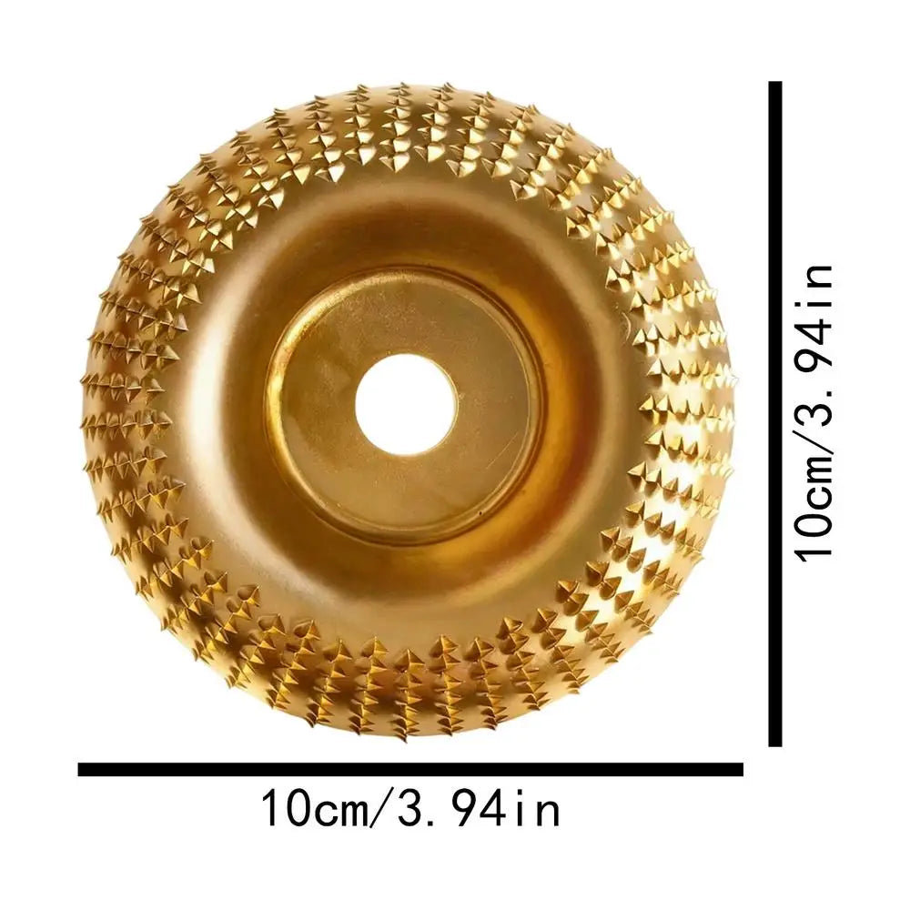 Wood Carving Disc Multi-Purpose Cutting & Grinding Wheel For Workshop Home Garage Craft Restoration, Angle Grinder Attachment Peaceful Pleasures Health and Wellness Arc surface