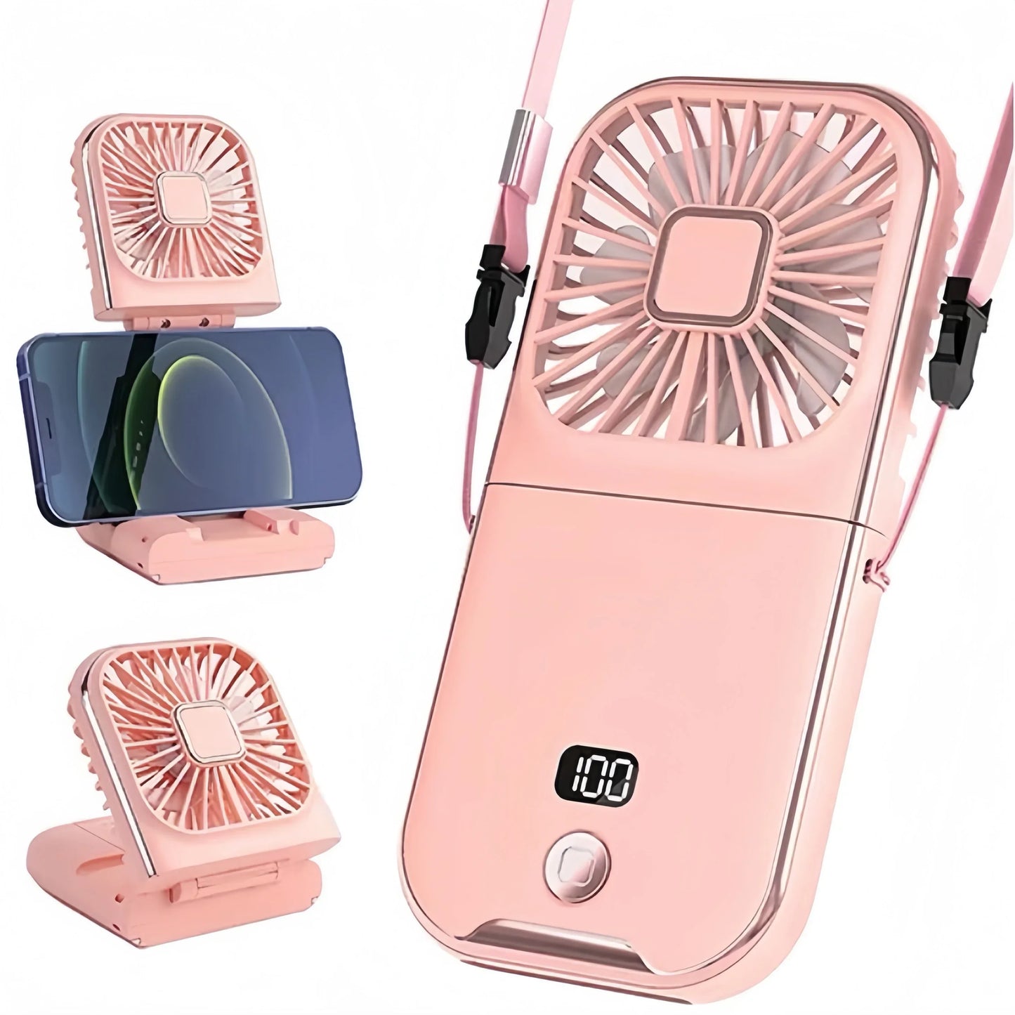 URGGU F30 Pro Portable Handheld Fan – USB Rechargeable, 4 Speed