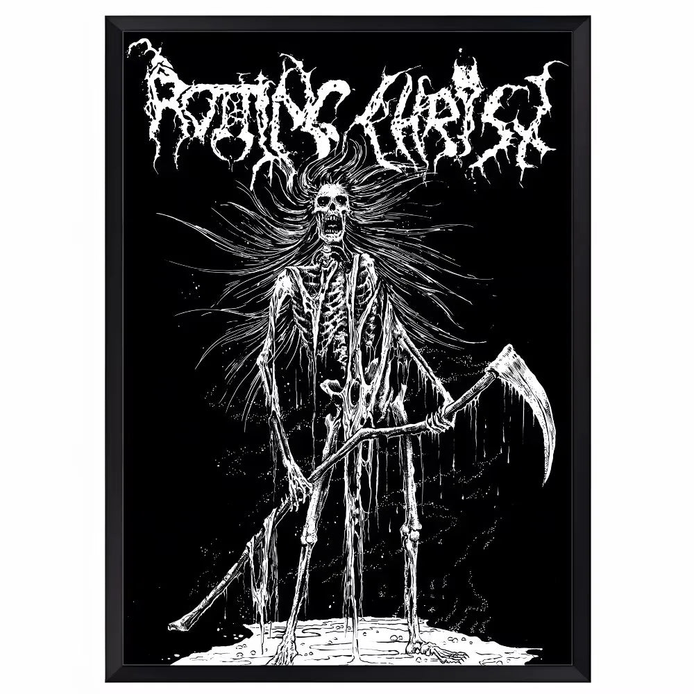Classic D-DarkthroneS Band Poster HD Art Sticky Wall Waterproof Home Living Room Bar Office Aesthetic Decoration Peaceful Pleasures Health and Wellness ZLH5291 90x130cm No Frame