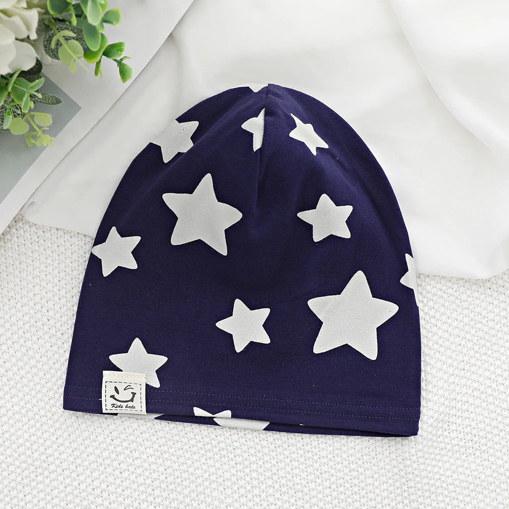 Kids Beanie Hat | Soft Cotton Spring Autumn Boys Girls Ages 1–8
