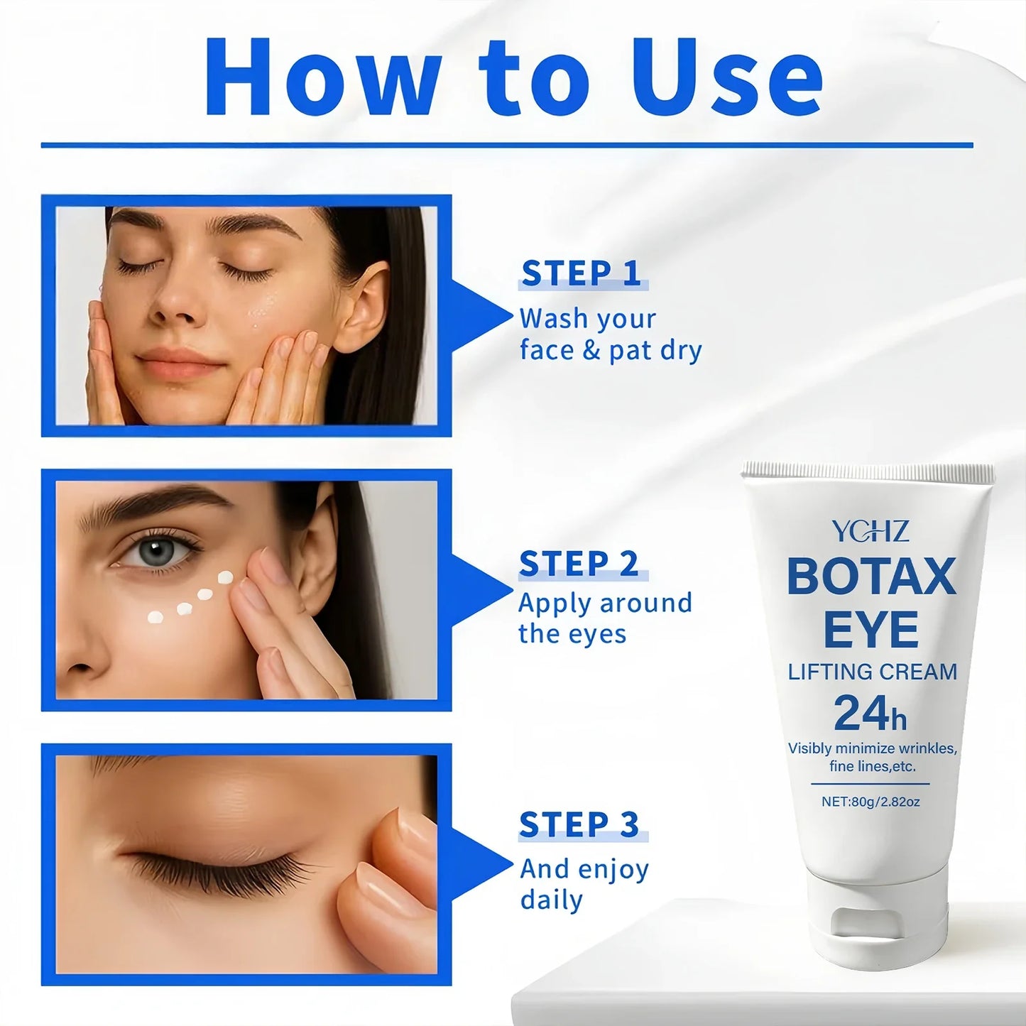 YCHZ Eye Lifting & Firming Cream – Day & Night, All Skin Types