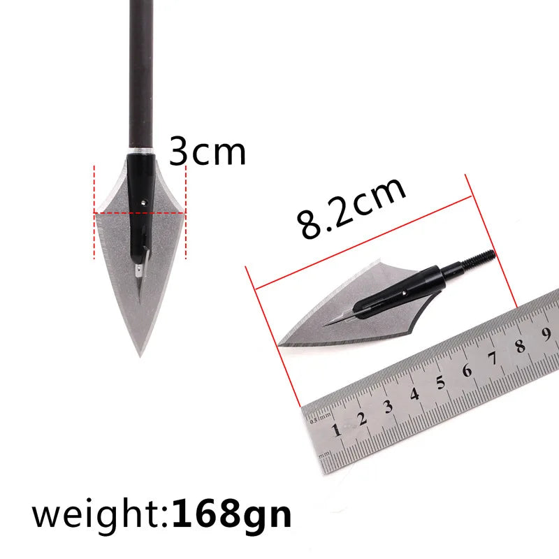 6 150 170 Grain Archery Arrowhead Stainless Steel Broadhead Target