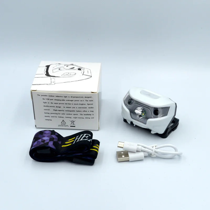 SHINEKNOT LED Rechargeable Headlamp | Smart Sensor, Waterproof
