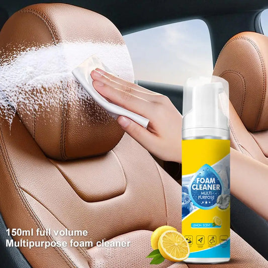 100/150ml Powerful & Multipurpose Car Interior Foam Cleaner All Purpose Rinse Foam Cleaner Spray Deep Penetration Rich Cup Peaceful Pleasures Health and Wellness