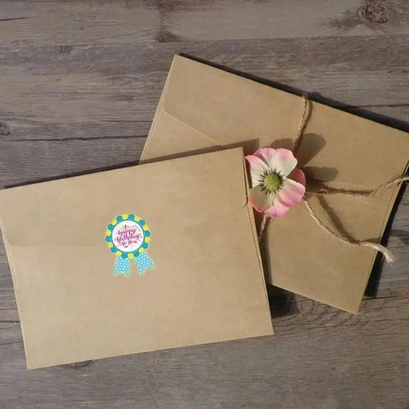 Birthday Stickers for Kids – 16 Sheets, 4 Fun Designs
