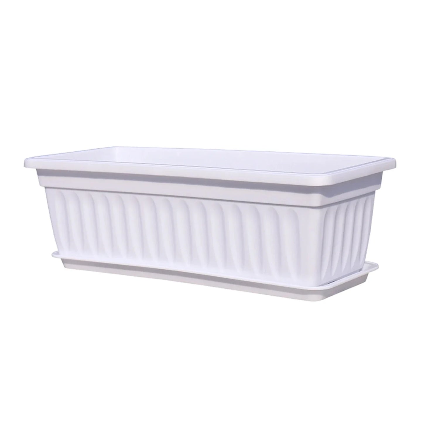 Rectangular Plastic Vegetable Planter – Breathable Indoor Garden Pot