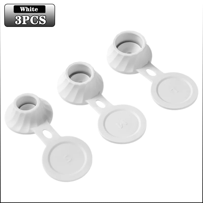 Inverted Bottle Cap Adapter Set – 3 Sizes | Shampoo & Lotion