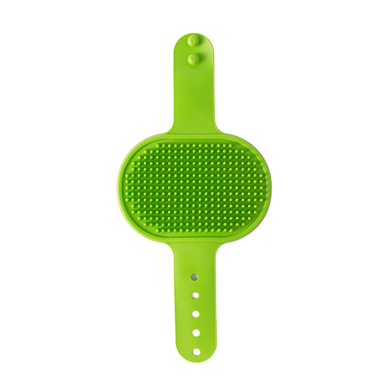 Silicone Pet Bath Brush – Dog & Cat Grooming Massage Comb