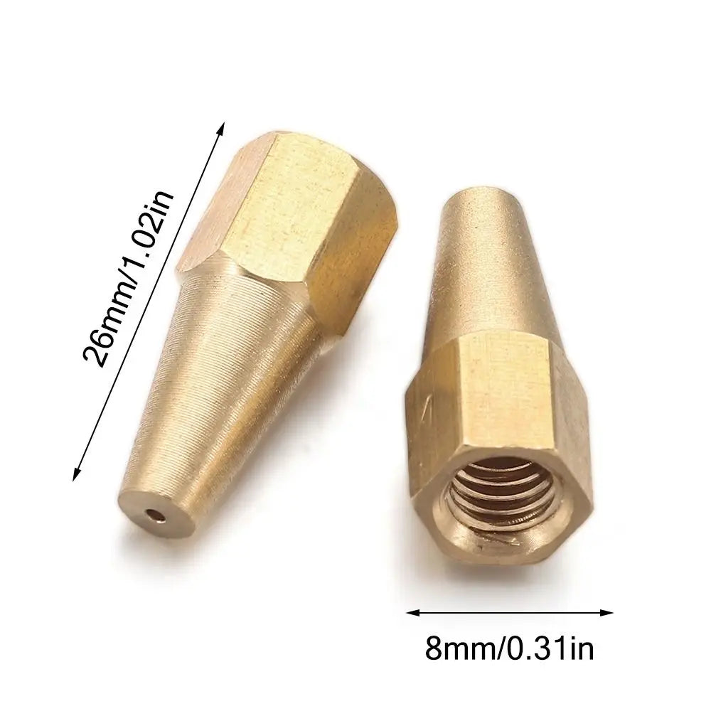 5pcs H01-2 Brazing Torch Nozzles | Propane & Acetylene Tips