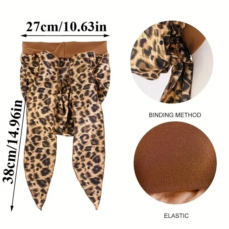 Pre-Tied Satin Hijab Turban Bonnet – Sleep Cap & Head Wrap