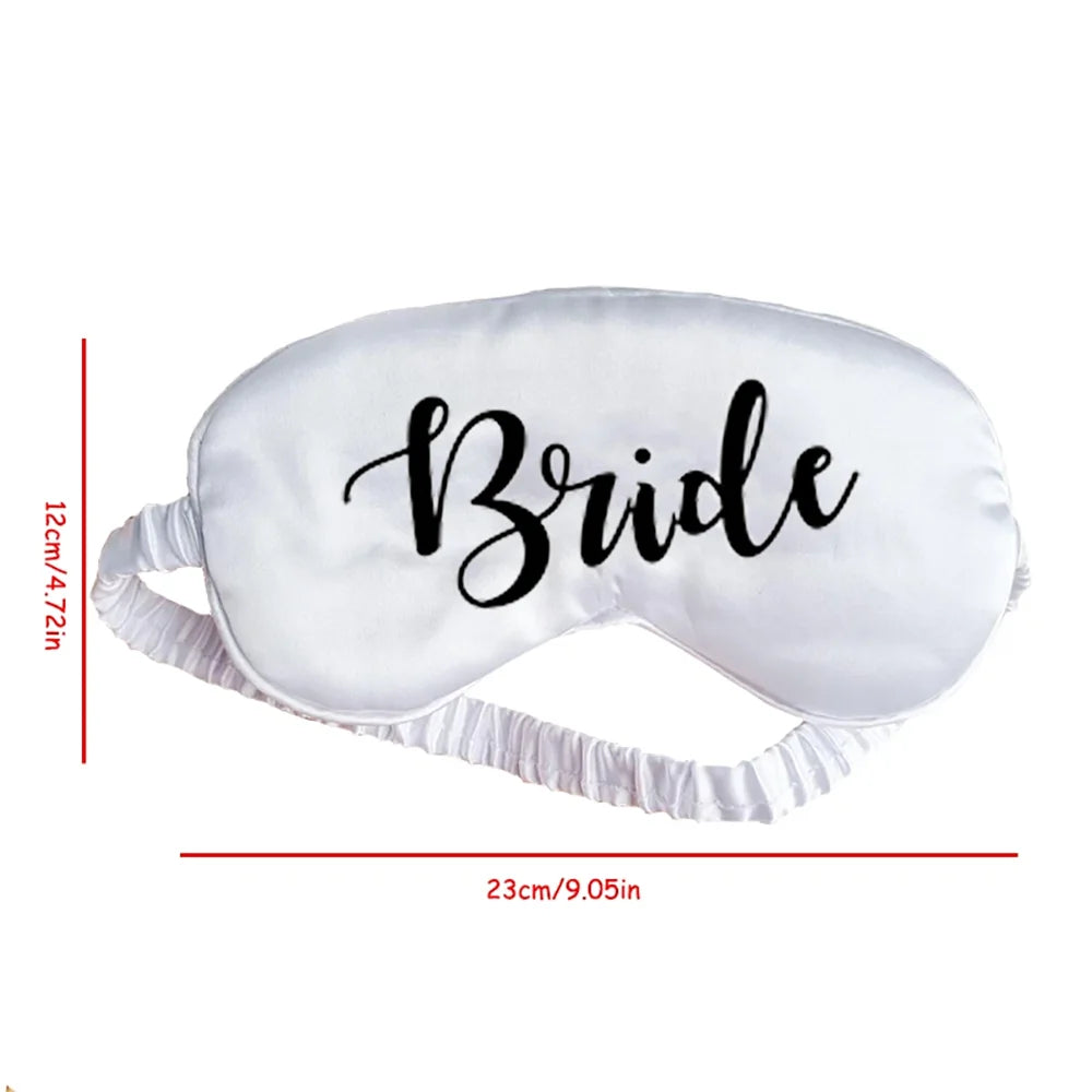 Satin Bridal Sleep Masks – Bachelorette Party Favors & Gifts Bridal Sleep Mask Peaceful Pleasures Health and Wellness