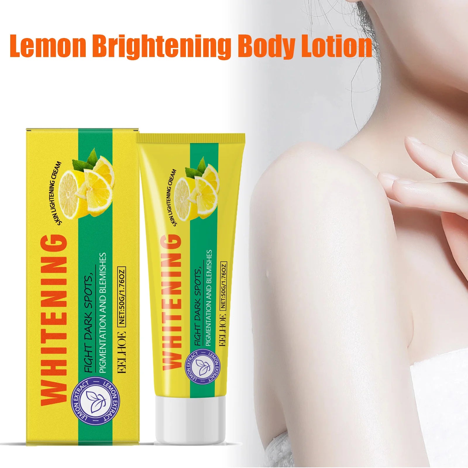 Lemon Brightening Body Lotion – Hyaluronic Acid & Lemon Extract Peaceful Pleasures Health and Wellness