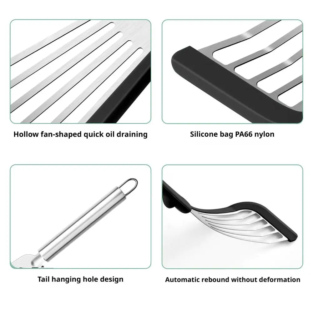 Silicone Slotted Fish Spatula – Heat-Resistant Turner