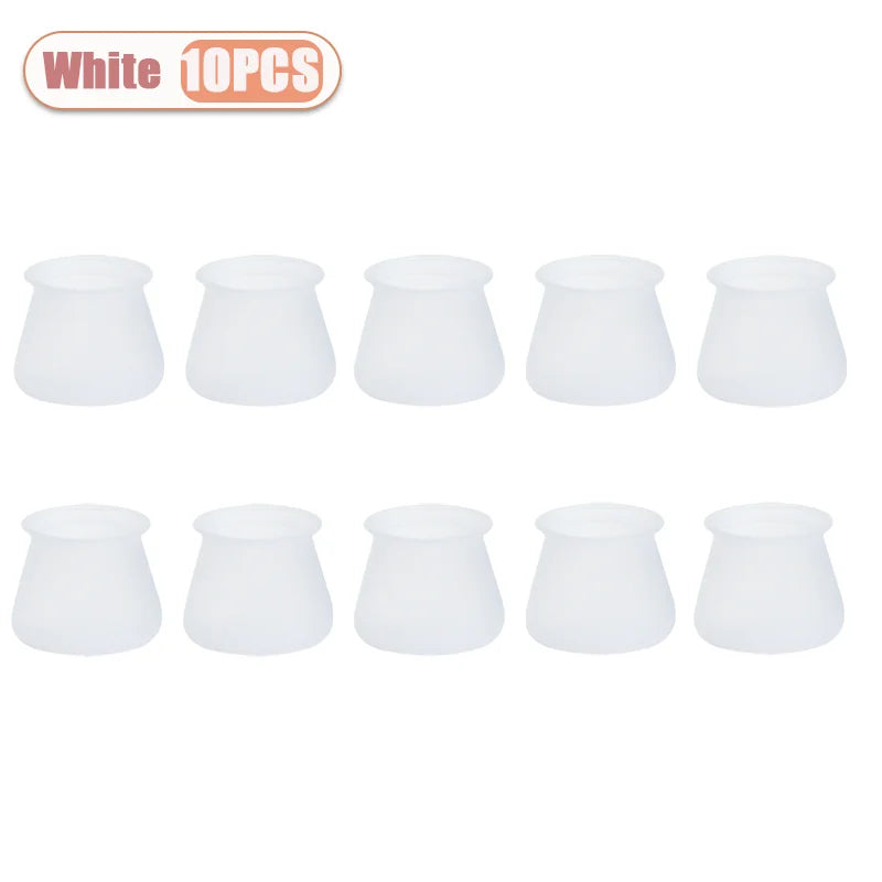 Silicone Chair Leg Caps – Non-Slip Floor Protectors 10–40 PCS