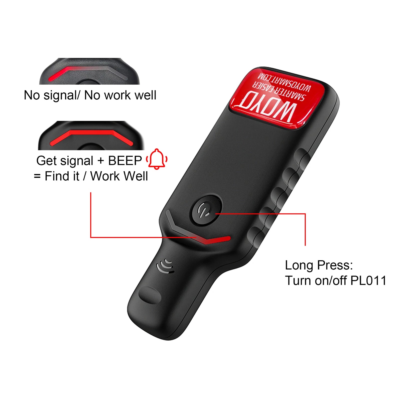 PL011 PKE LF Locator Intelligent Key Systems Transponder Coils Locate Meter Automotive High Frequency LF Antenna Tester Peaceful Pleasures Health and Wellness