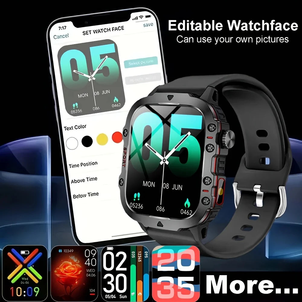 ERUN Smart Watch 1.83" Touch Screen | Call, Music & Weather