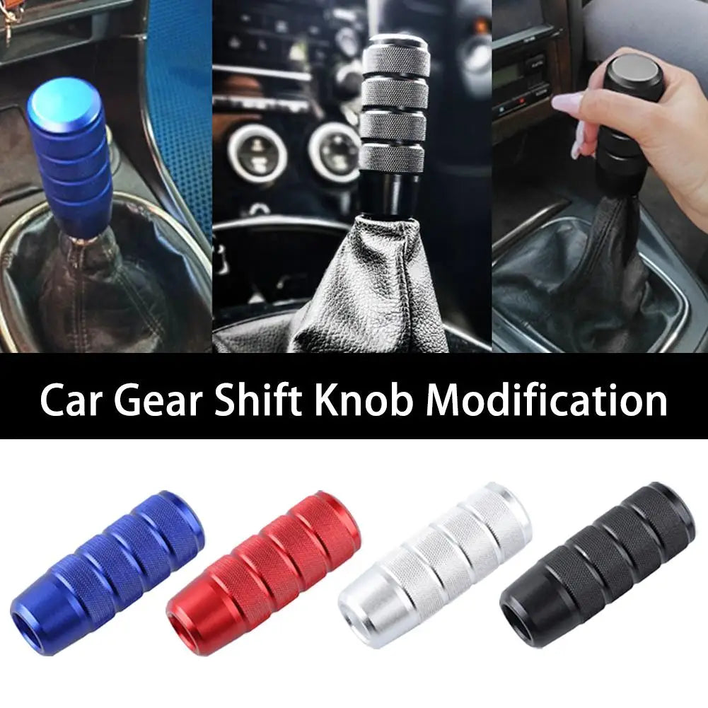 Aluminum Alloy Transmission Lever Protective Cover Car Gear Shift Knob Automatic Anti-skid Frosted Car Modification Gear Head Peaceful Pleasures Health and Wellness