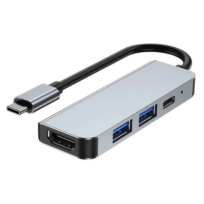 8-in-1 USB-C Hub – USB 3.0, PD Charging & SD Card Reader