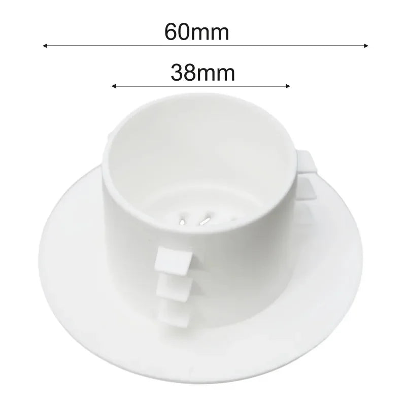 Round Ventilation Grille Cover – Plastic Wall Hole Cap 40–100mm