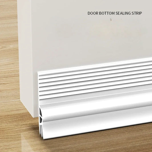 Windproof TPE Door Bottom Sealing Strip Special Air Leakage Strip Lower Windshield Strip Rubber Strips At The Bottom of The Door Peaceful Pleasures Health and Wellness