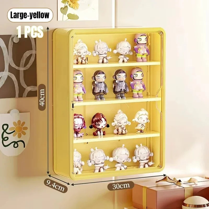 Wall Mounted Magnetic Display Rack for Action Figures & Blind Boxes
