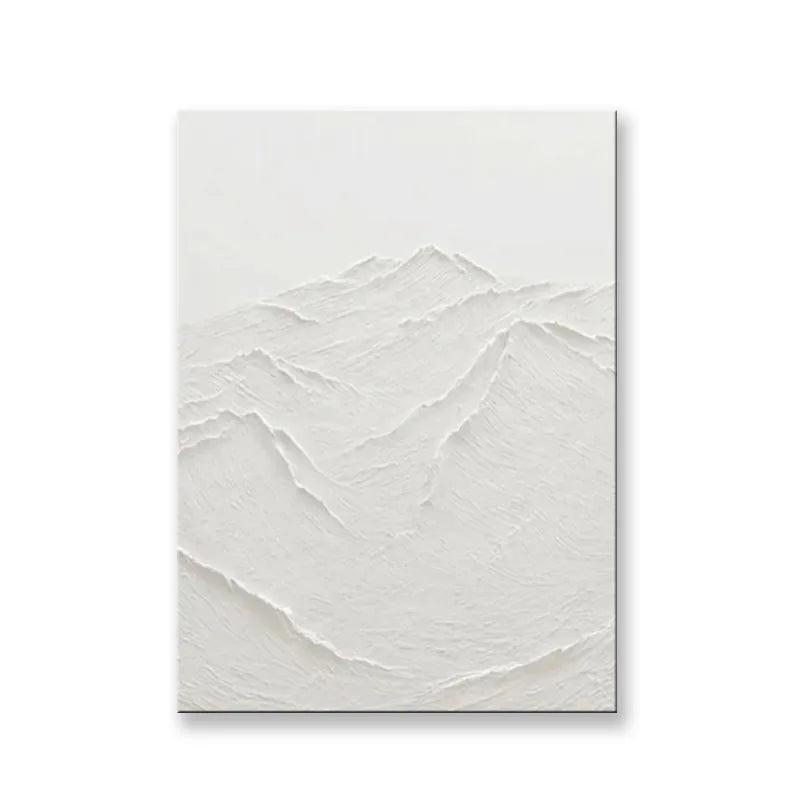 Minimalist Advanced Handmade Abstract Oil Painting, Black and White Texture, Wall Art, Canvas Decoration, Living Room Poster, Be Peaceful Pleasures Health and Wellness