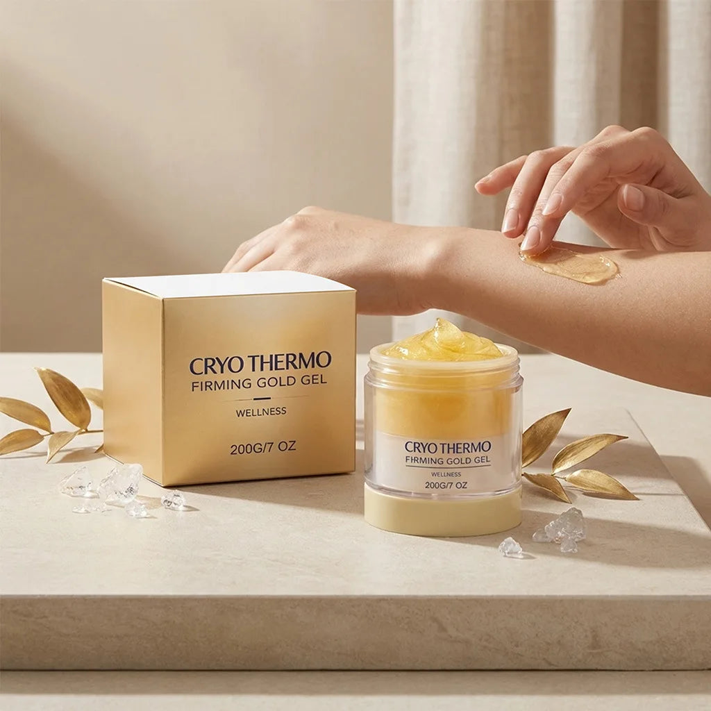 Cryo Thermo Firming Gold Gel – Body Skin Tightening & Anti-Aging Body Firming Gel Peaceful Pleasures Health and Wellness