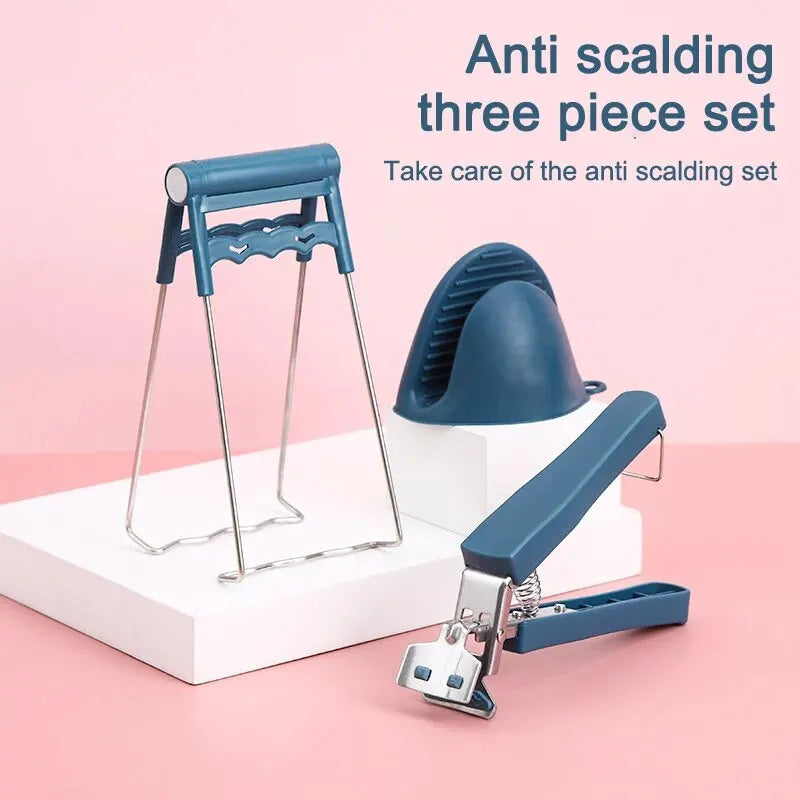 Bowl Clamp Anti Scald Clamp Kitchen Tool Clamp Steaming Vegetable Clamp Anti Slip And Anti Scald Hand Clamp Plate Peaceful Pleasures Health and Wellness