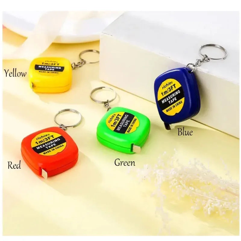 Mini Retractable Keychain Tape Measure | 1.5M Waterproof Pocket
