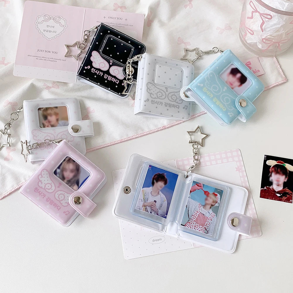 Ins Little Wings Mini Album Student Headstick ID Photo Storage Star