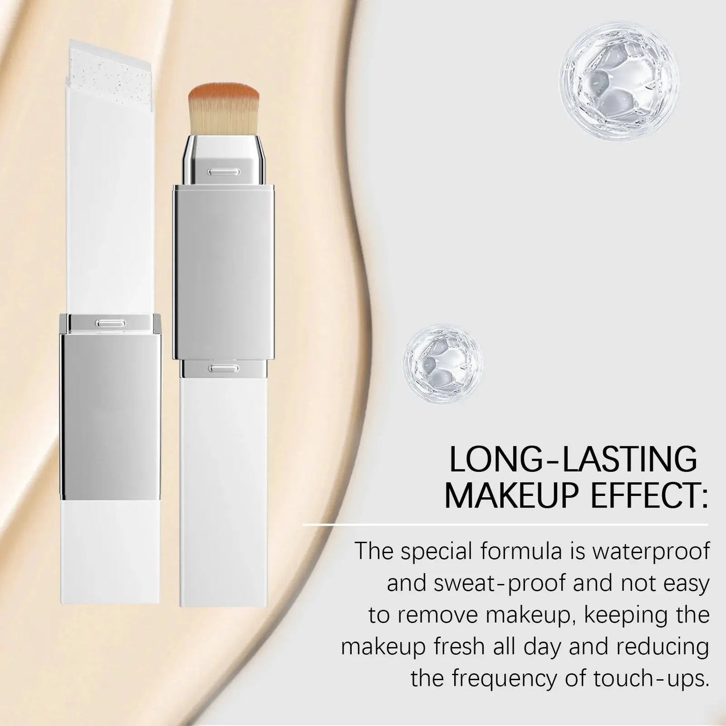 2 In 1 Color Changing Foundation for Natural Look Peaceful Pleasures Health and Wellness