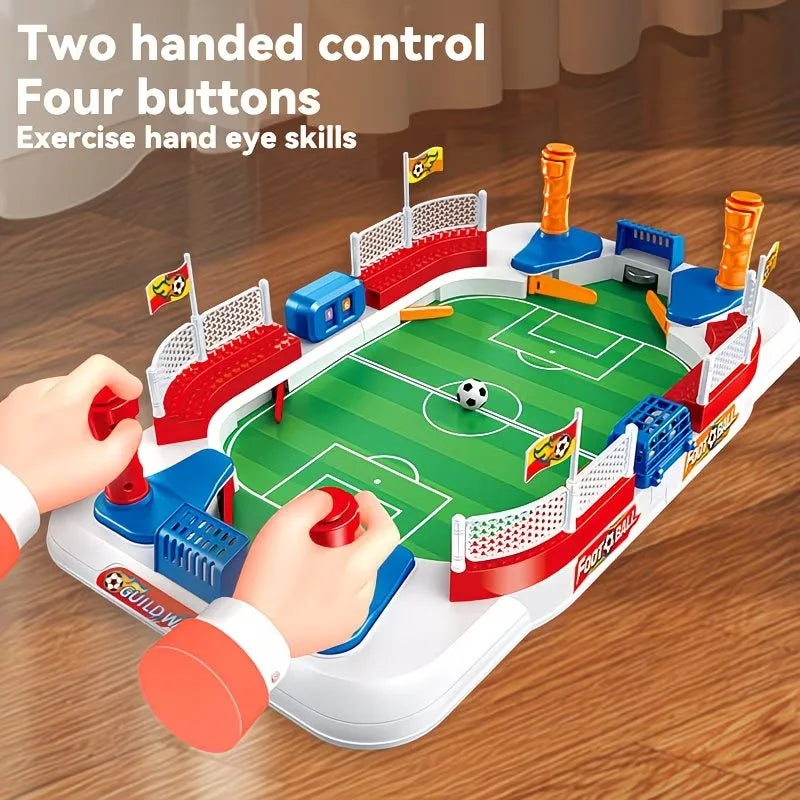 Tabletop Foosball Game – 4-Button Interactive Soccer Toy