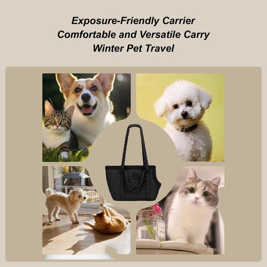 Dog Carrier Ergonomic Comfortable Waterproof Pouch Pet Bag Carrier For Cats Puppies Kittens Winter Travel Walk Car Outdoor Peaceful Pleasures Health and Wellness