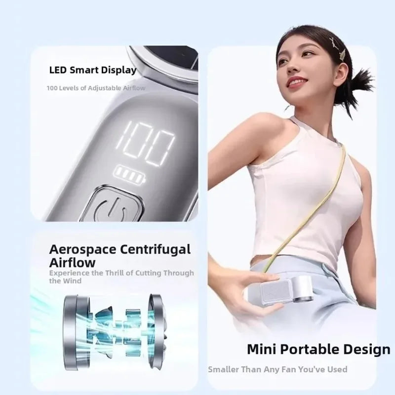 Mini USB Rechargeable Handheld Fan – Portable Quiet Cooling