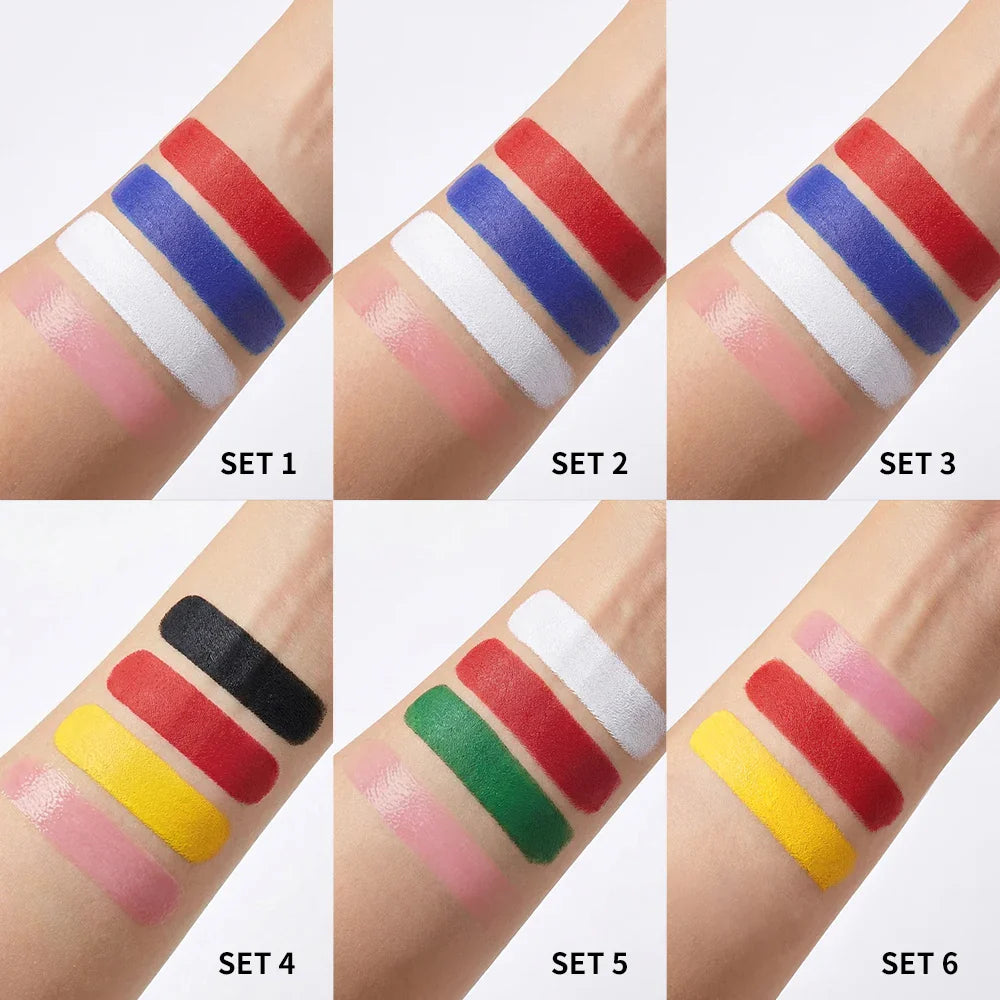 Waterproof Face Paint Stick & Lip Balm Combo | Cosplay & Party