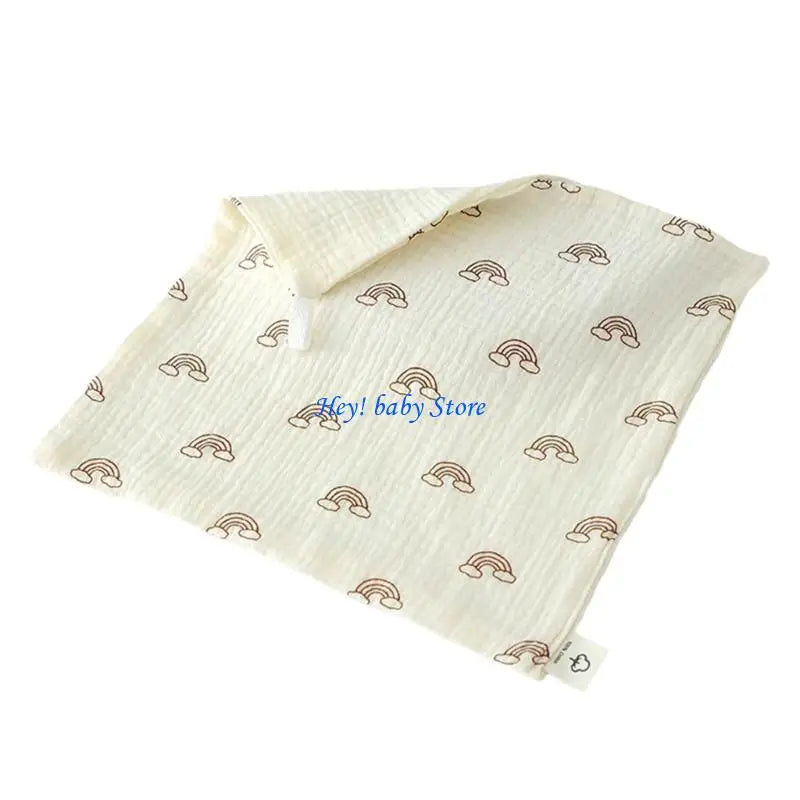 4-Layer Baby Square Face Towel | Soft Cotton 27x27cm Infant
