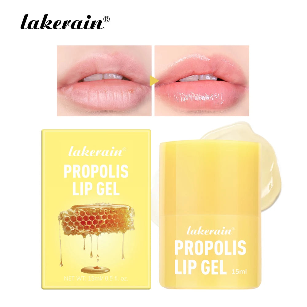 Honey Lip Balm Moisturizing Lip Mask Nourishing Anti-wrinkle Anti-cracking Unisex Lip Care Makeup Lip Lines Exfoliating Peaceful Pleasures Health and Wellness Propolis Lip Gle