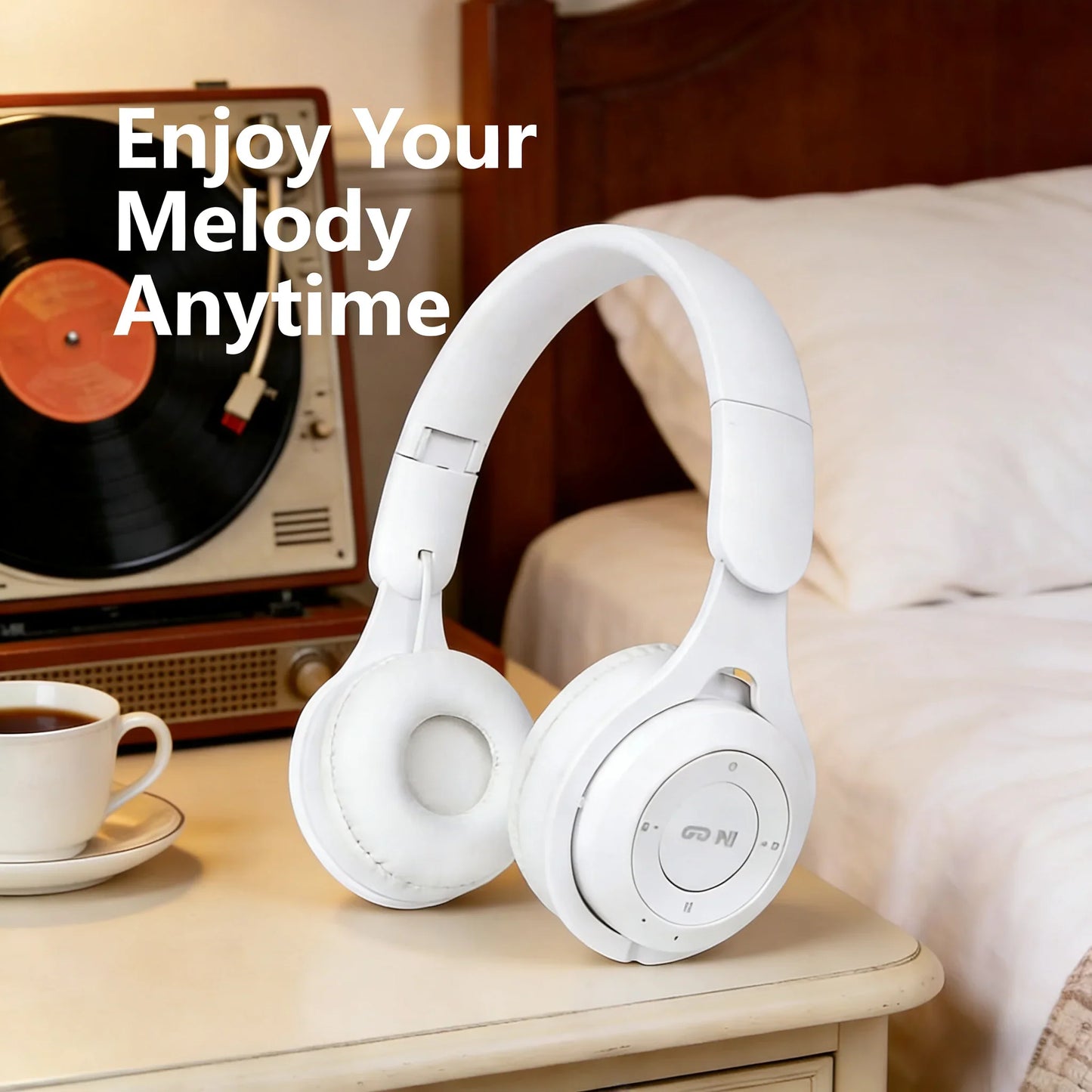 M6 Wireless Bluetooth Headphones Macaron Stereo Headset with Mic
